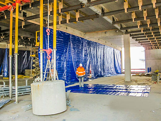 Baustellenabhängung