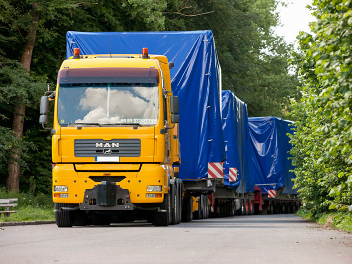 PVC-Planen Schwertransport