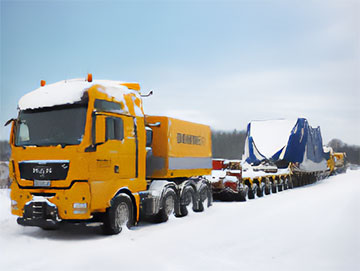Wetterschutzplanen im Winter